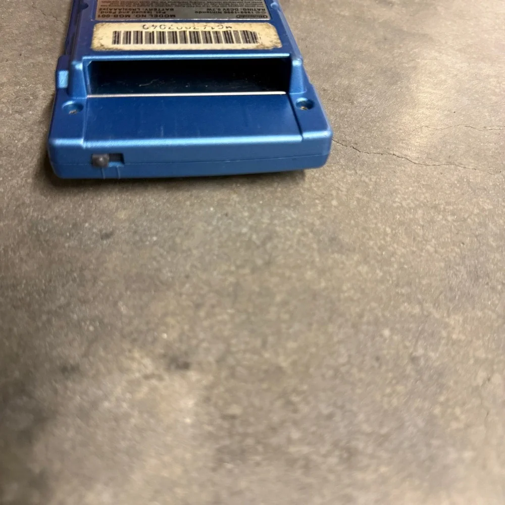 Nintendo Game Boy Pocket Ice Blue Handheld Console MGB-001 Retro Gaming